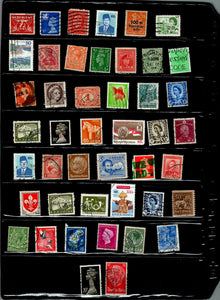 D 117 WORLD WIDE USED 45 STAMPS PER STAMP RS 2, TOTAL RS 90