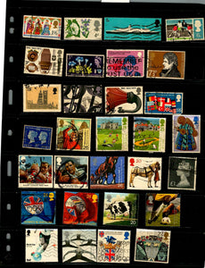 D 197 GB USED 30 STAMPS, PER STAMPS RS 2 , TOTAL RS 60