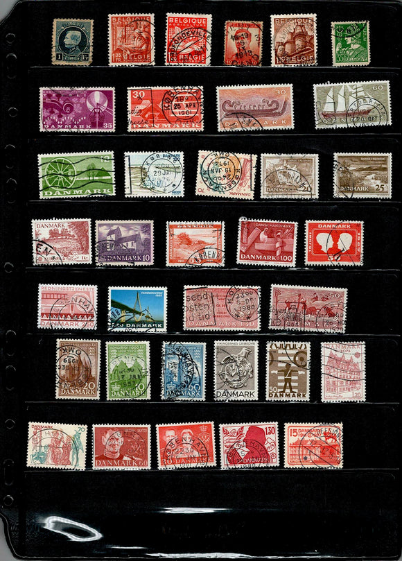D 212 WORLD WIDE USED 35 STAMPS PER STAMP RS 2, TOTAL RS 70