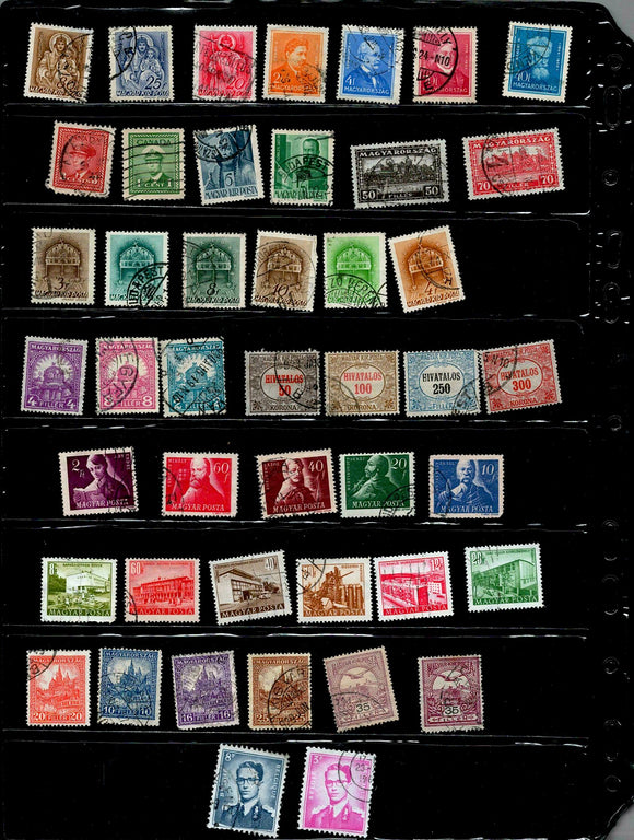 D 179 WORLD WIDE USED 45 STAMPS, PER STAMPS RS 2, TOTAL RS 90
