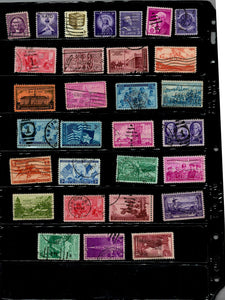 D 140 US USED 30 STAMPS PER STAMP RS 2, TOTAL RS 60